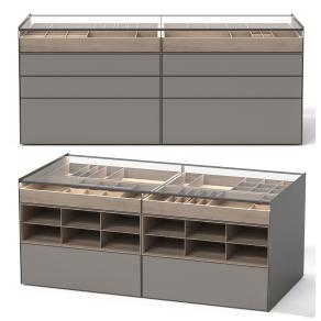 现代珠宝首饰展柜